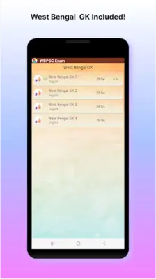 WBCS /WBPSC Exam Prep android App screenshot 13