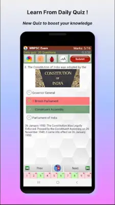 WBCS /WBPSC Exam Prep android App screenshot 1