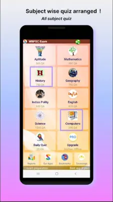 WBCS /WBPSC Exam Prep android App screenshot 2