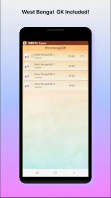 WBCS /WBPSC Exam Prep android App screenshot 5